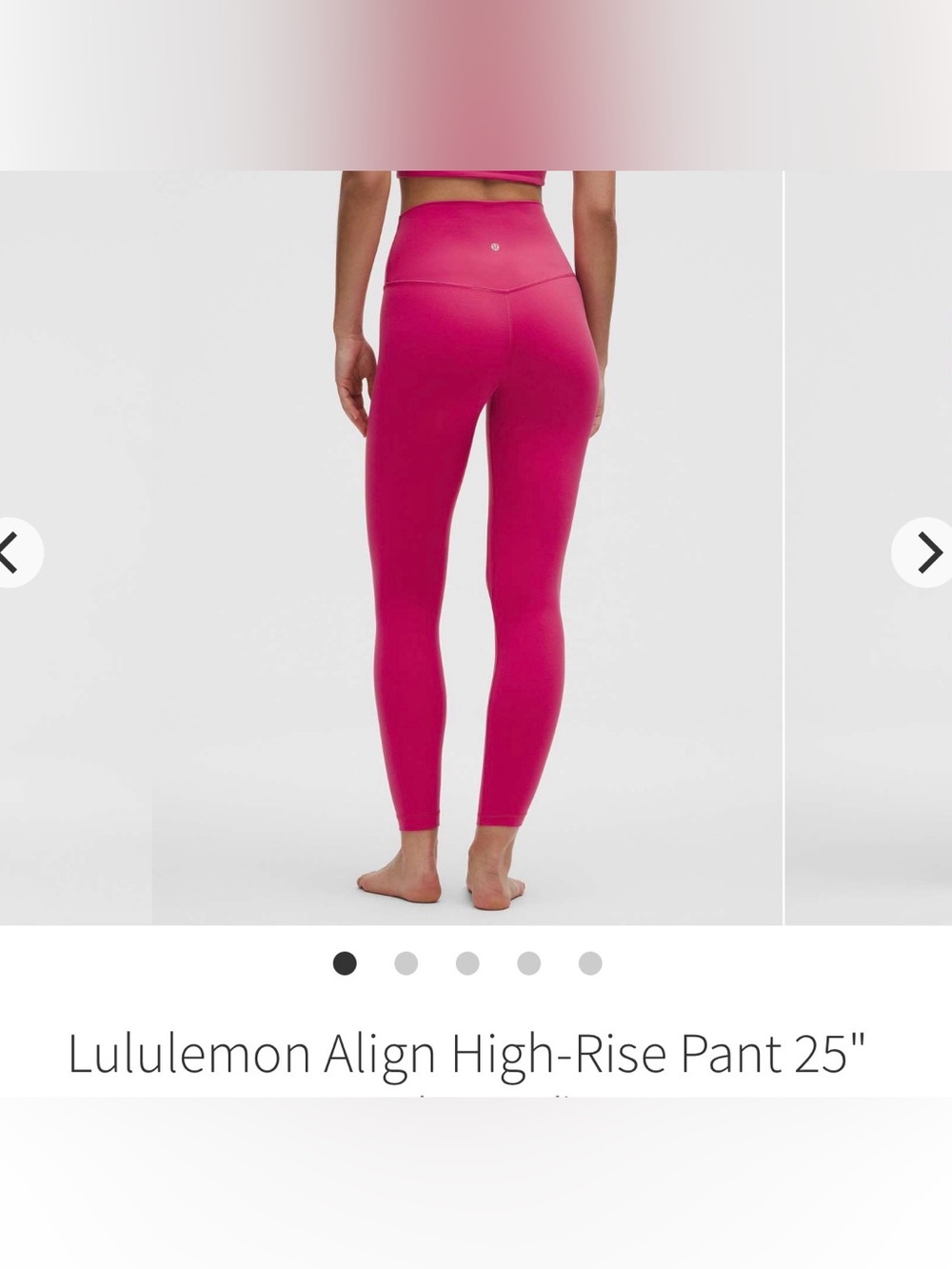 lululemon athletica Align High-Rise Leggings - Pink